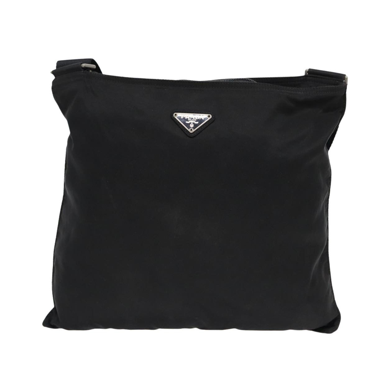 Prada Tessuto Black Synthetic Shoulder Bag (Pre-Owned) Size ONE SIZE - 1 Thumbnail