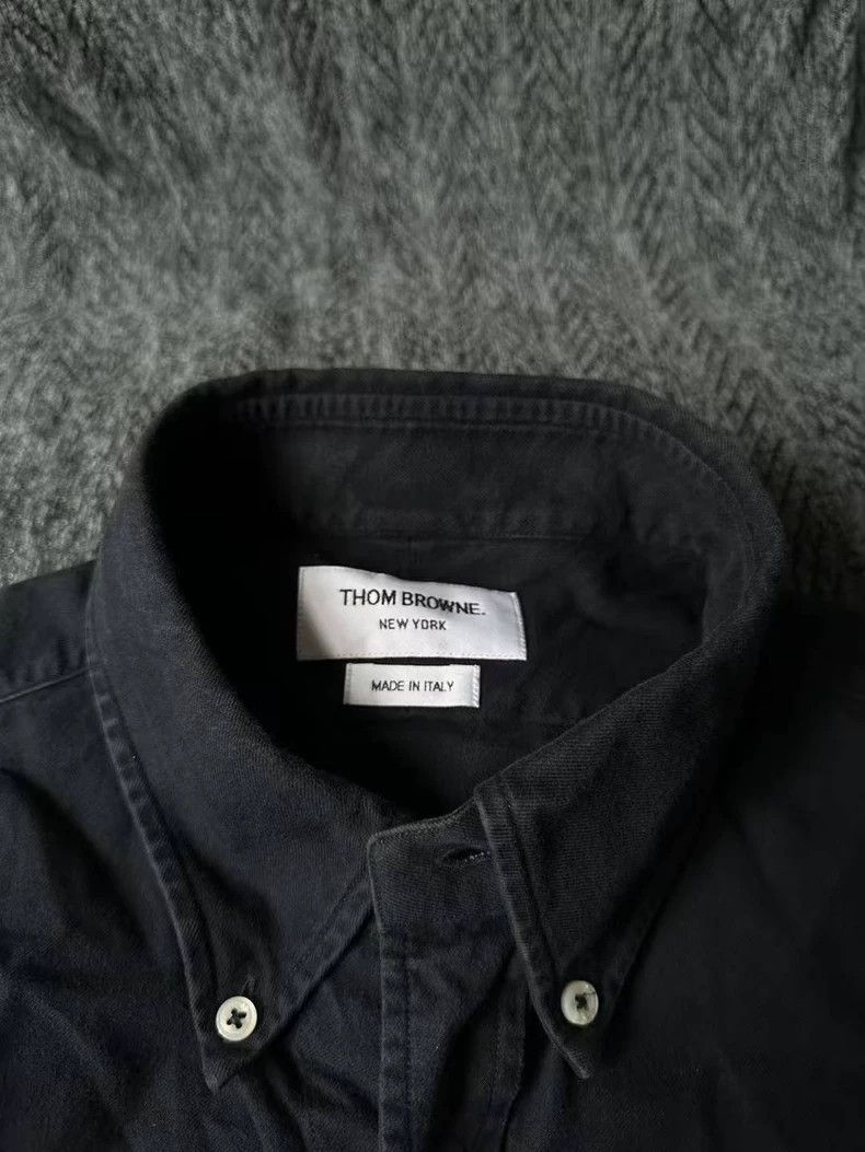 Other Thom Browne Blue collar shirt Size US M / EU 48-50 / 2 - 3 Thumbnail