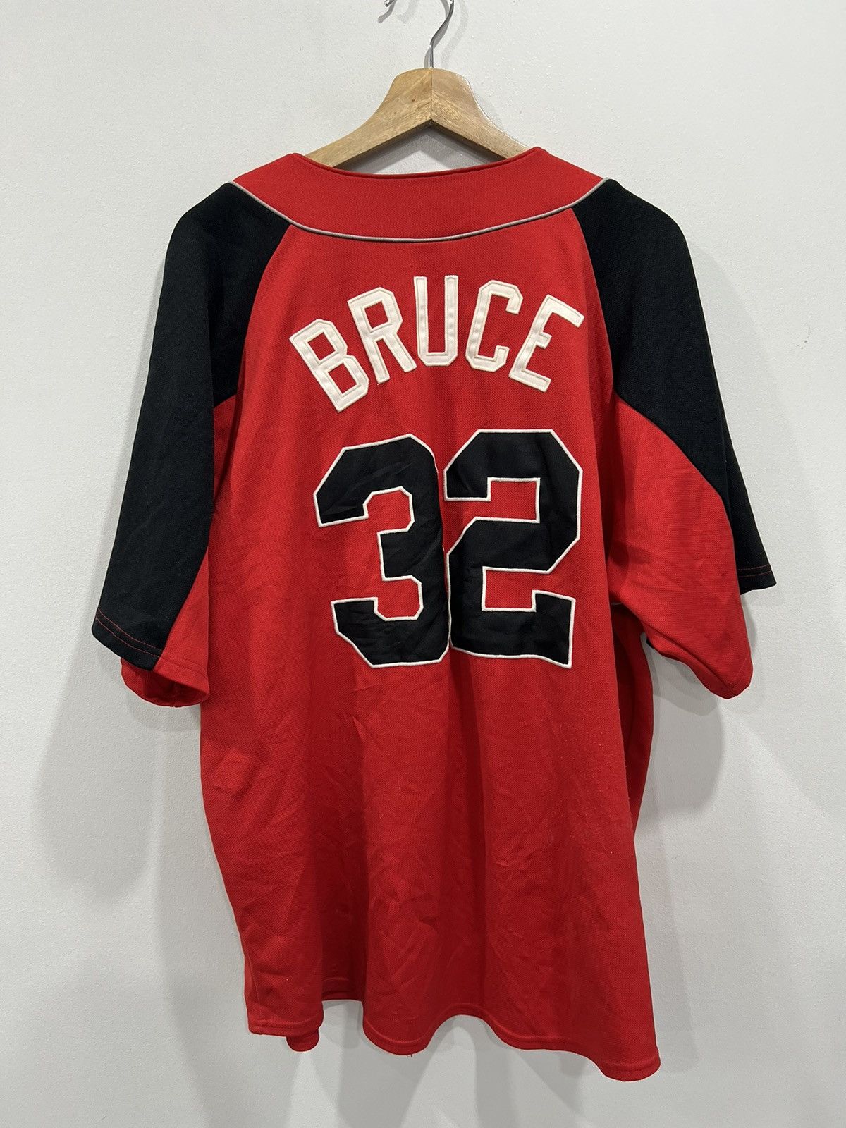 Vintage Cincinatti Reds Baseball Jersey bruce Size US L / EU 52-54 / 3 - 2 Thumbnail