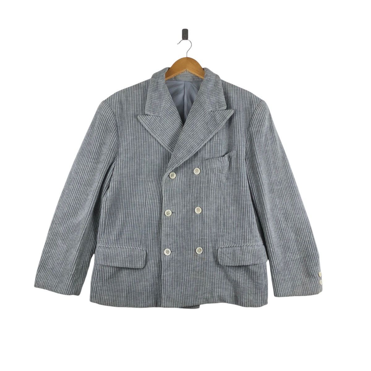 Comme des Garcons Homme Plus CDG Homme Plus Vintage Corduroy Double Breasted Jacket S Size US S / EU 44-46 / 1 - 1 Thumbnail