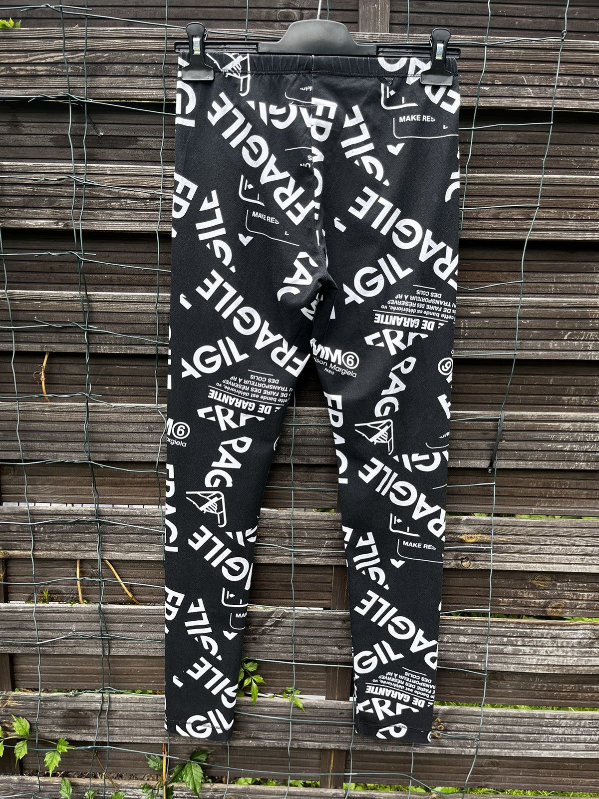 Maison Margiela 🔴 MM6 Maison Margiela Stamp Leggings Size 34" / US 12 / IT 48 - 6 Thumbnail