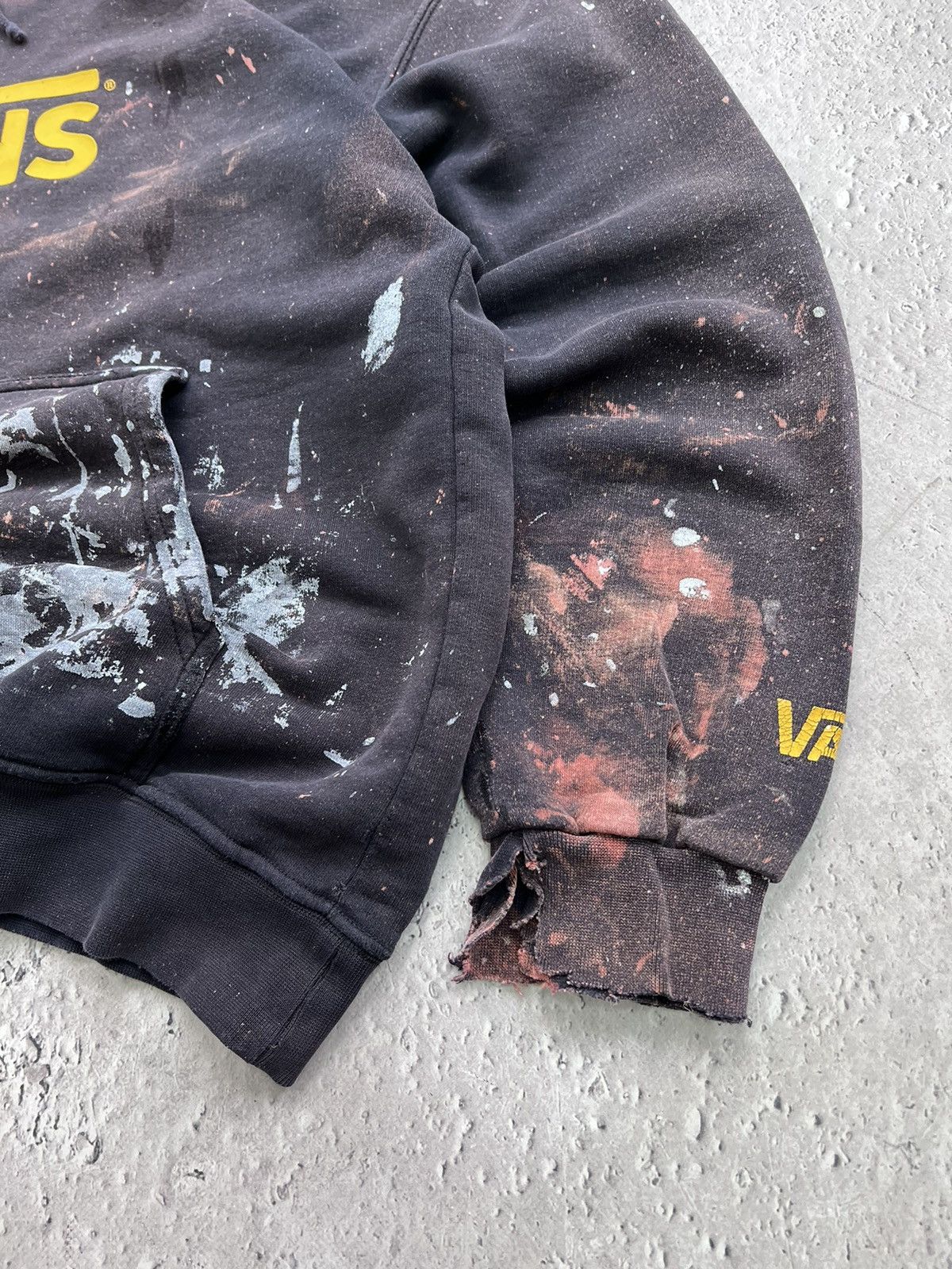If Six Was Nine × Vans VINTAGE TRASHED FADED HYPE VANS BOXY HOODIE Size US L / EU 52-54 / 3 - 4 Thumbnail