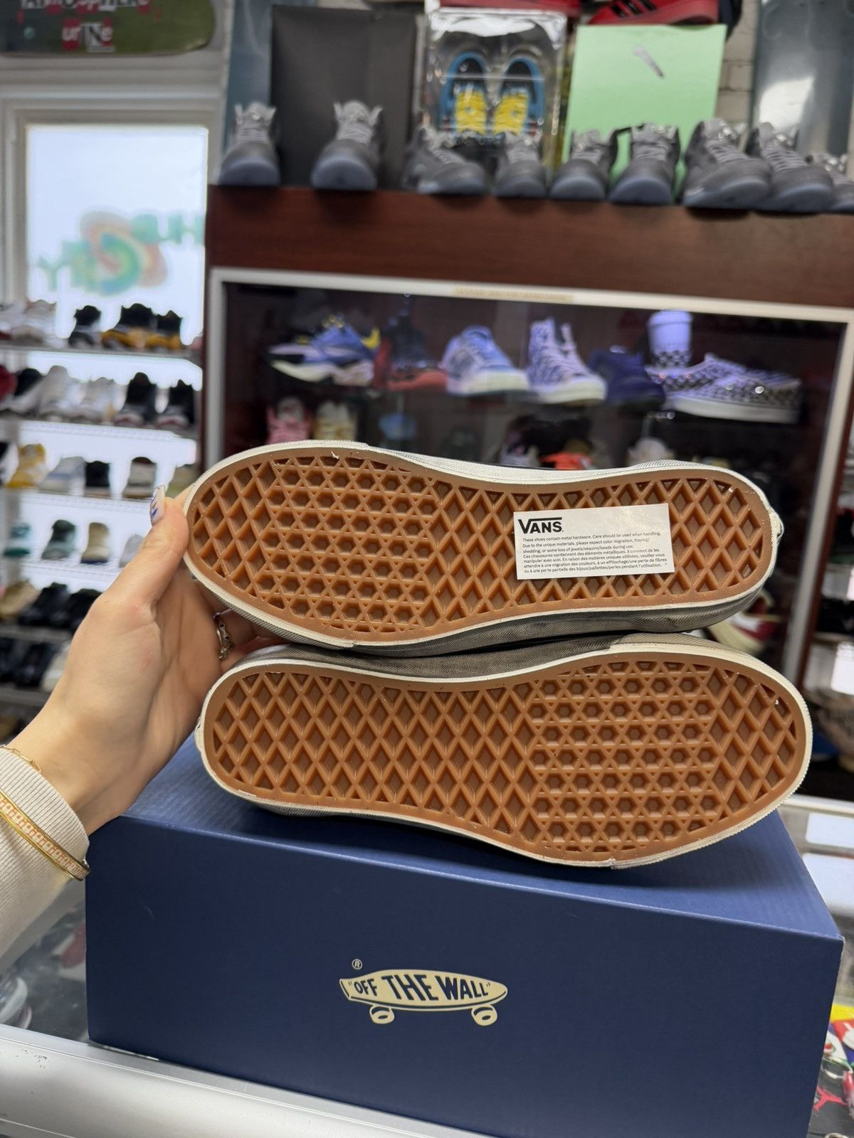 Vans Vans Old Skool ‘36 LS Pearlized ‘Navy’ Size US 6 / EU 39 - 5 Thumbnail