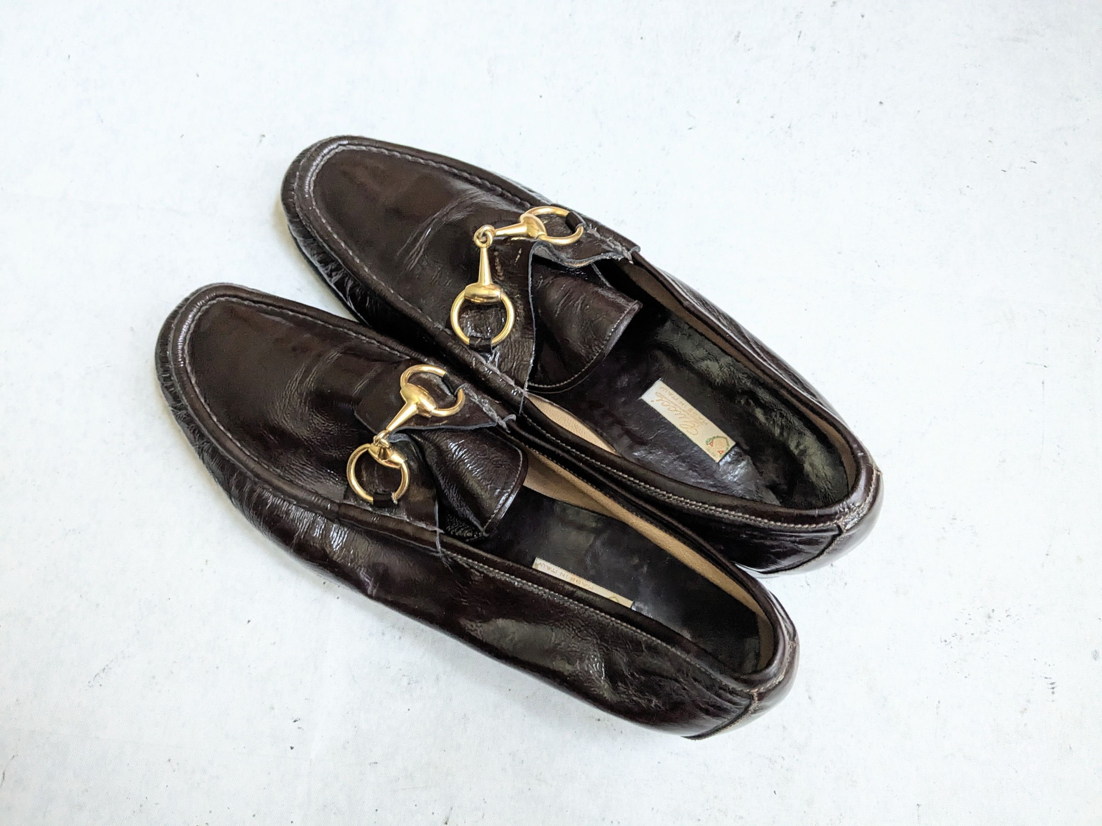 Gucci Vintage Gucci Horsebit Loafers Burgundy Leather 8.5 D Size US 8.5 / EU 41-42 - 15 Thumbnail