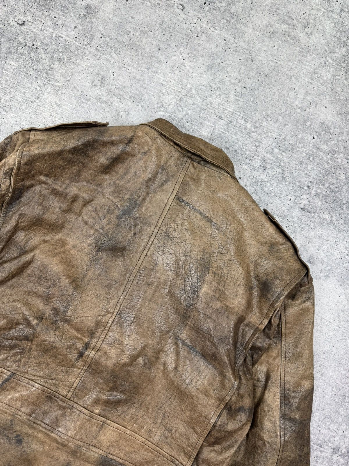 Genuine Leather Genuine Leather Top Gun Aviator USA Vintage Leather Jacket Size US L / EU 52-54 / 3 - 22 Thumbnail
