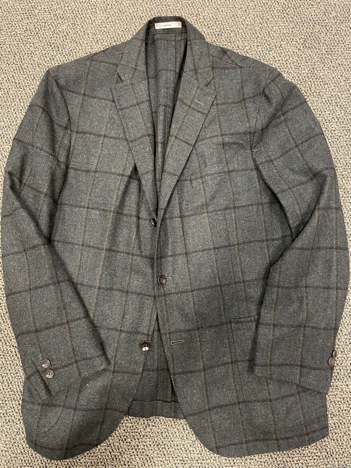 Boglioli Check Print Dover Jacket Size 48R - 6 Thumbnail