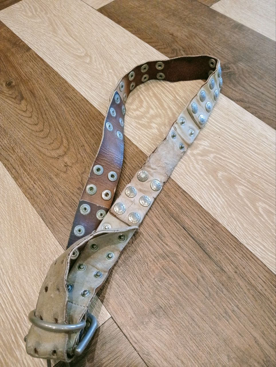 Dolce & Gabbana VINTAGE DOLCE & GABBANA VINTAGE BUTTONS LEATHER BELT Size ONE SIZE - 6 Thumbnail