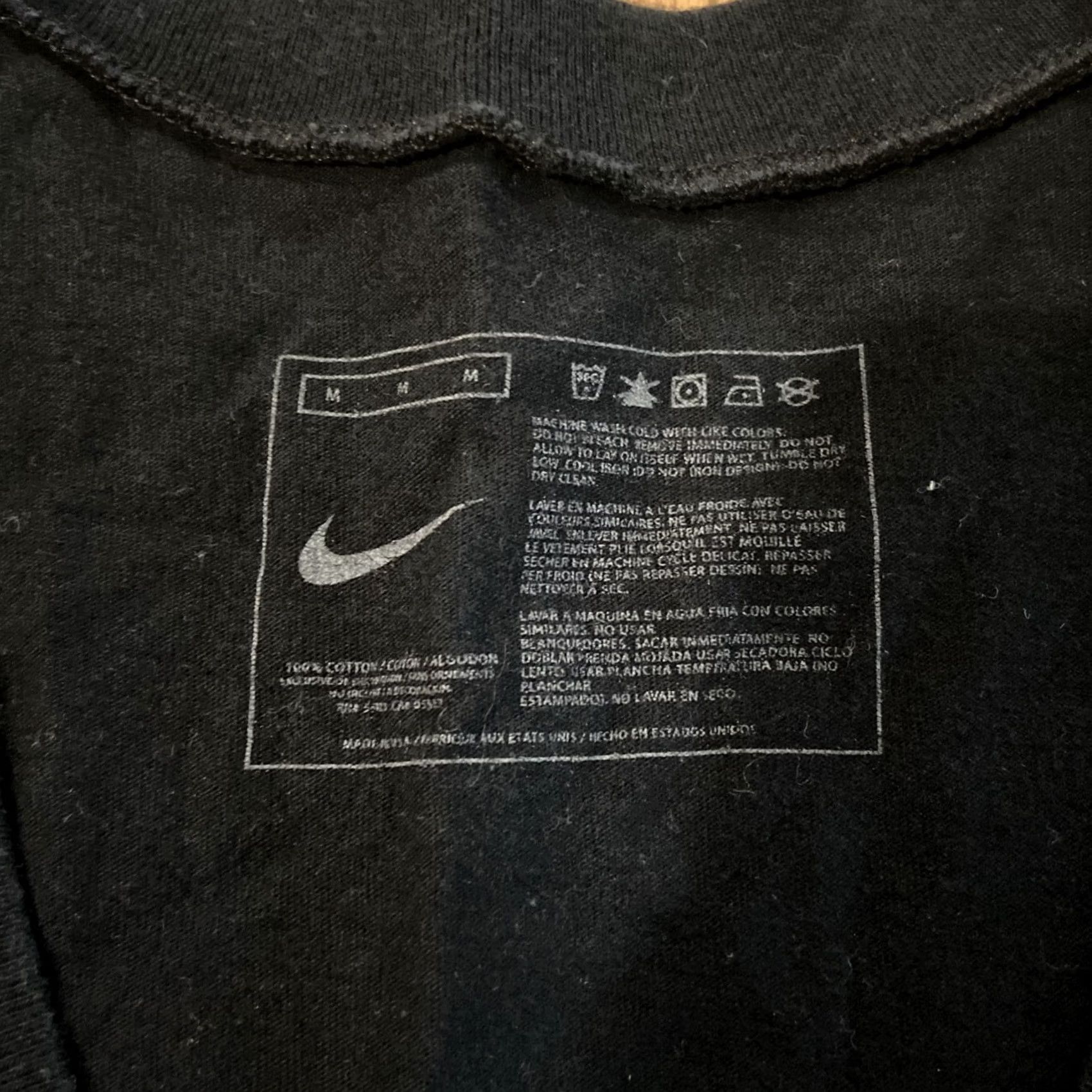 Nike VINTAGE Nike Dunk High Sneaker Junkie V Neck T Shirt M Orange Black Low Shirt Unisex 2000s Graphic Tee Mens Womens Boys Girls Nike Space? Size US M / EU 48-50 / 2 - 3 Thumbnail