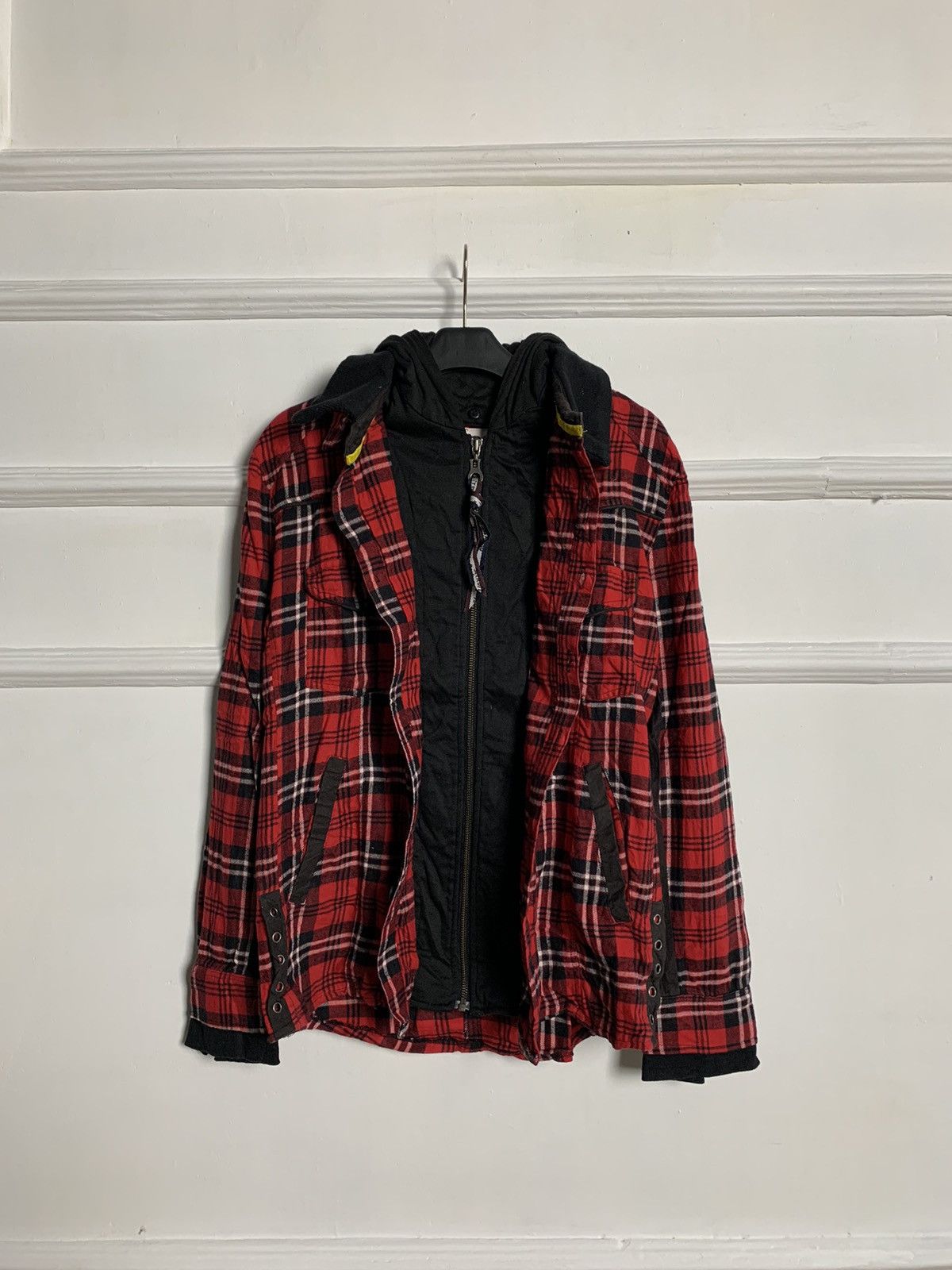 If Six Was Nine × Japanese Brand × Le Grande Bleu (L.G.B.) cero nias flannel zipper hoodie button ups shirt Size US M / EU 48-50 / 2 - 1 Thumbnail