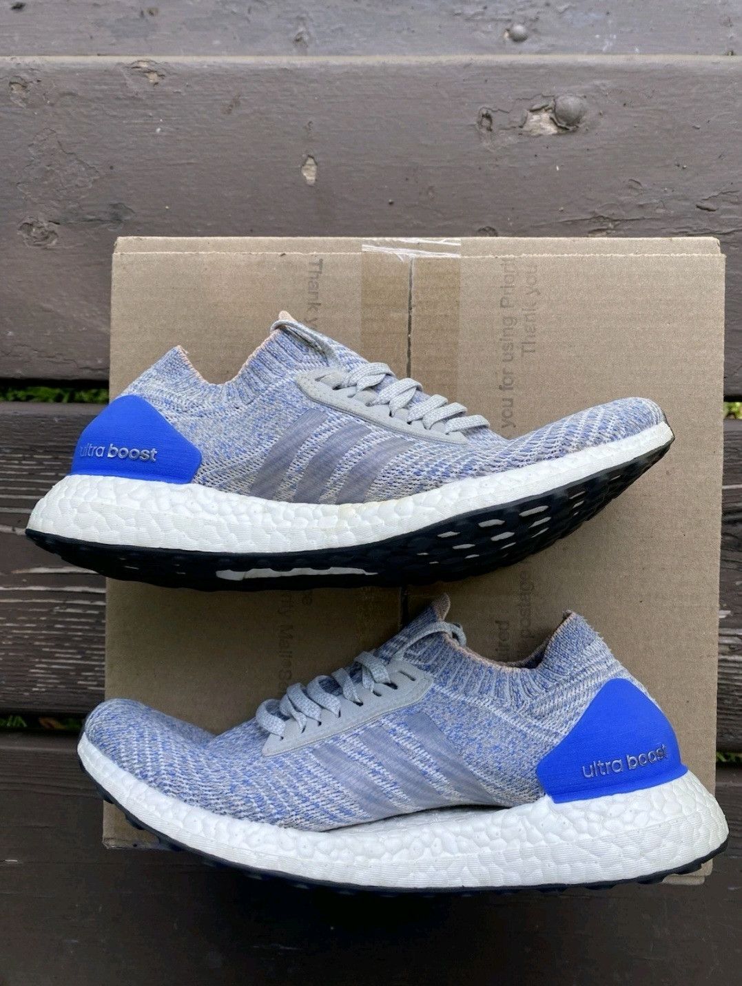 Adidas Wmns Ultraboost X Grey Blue BB6155 Size 9 Size US 9 / IT 39 - 3 Thumbnail