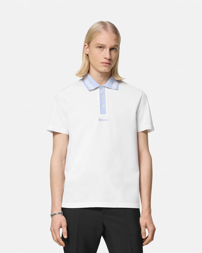 Versace o1s22i1n0125 Polo Shirt in White Size US L / EU 52-54 / 3 - 4 Thumbnail