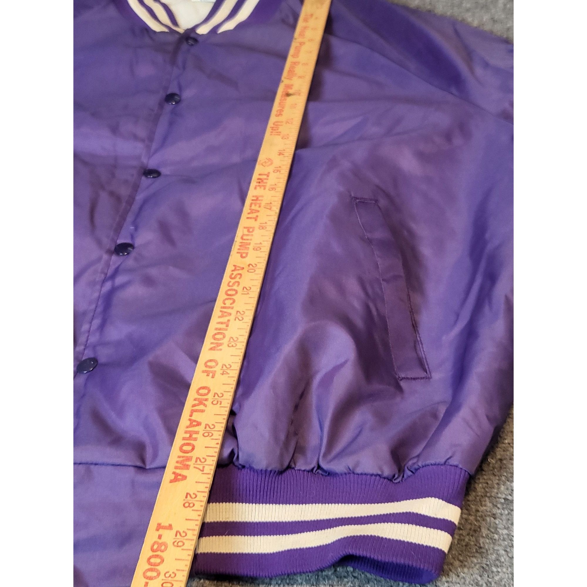 Vintage Vintage Westark USA Varsity Jacket Unisex Sz 3XL Purple 70S Size US XXL / EU 58 / 5 - 5 Thumbnail