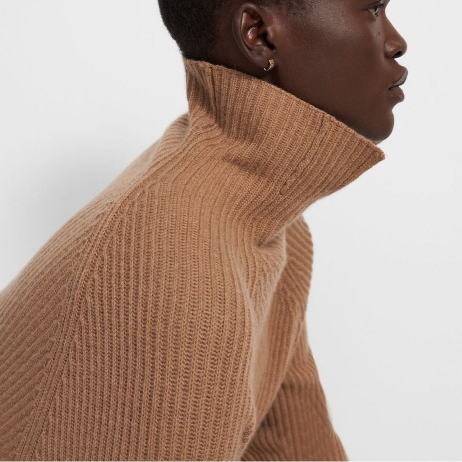 Theory Theory Turtleneck Sweater Cashmere Pullover Knit Raglan Size S / US 4 / IT 40 - 5 Thumbnail
