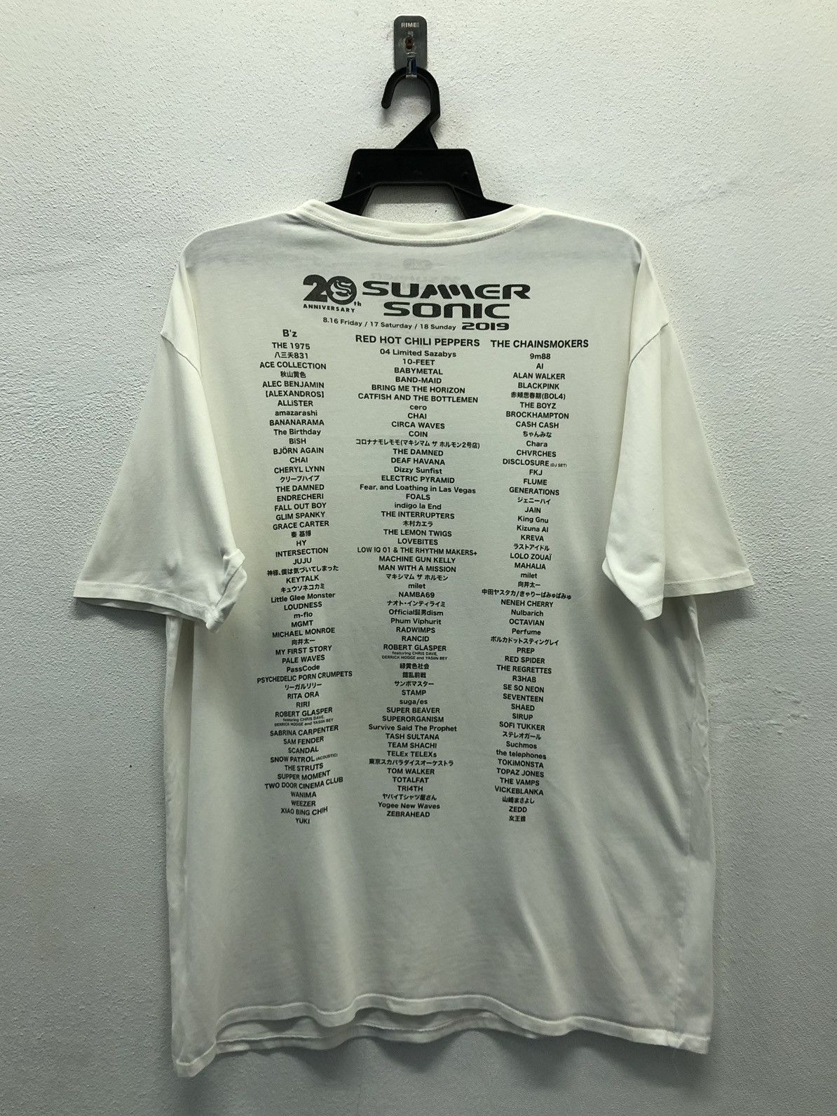 Band Tees 20th Anniversary Summer Sonic August 2019 T-Shirt Size US XXL / EU 58 / 5 - 2 Thumbnail
