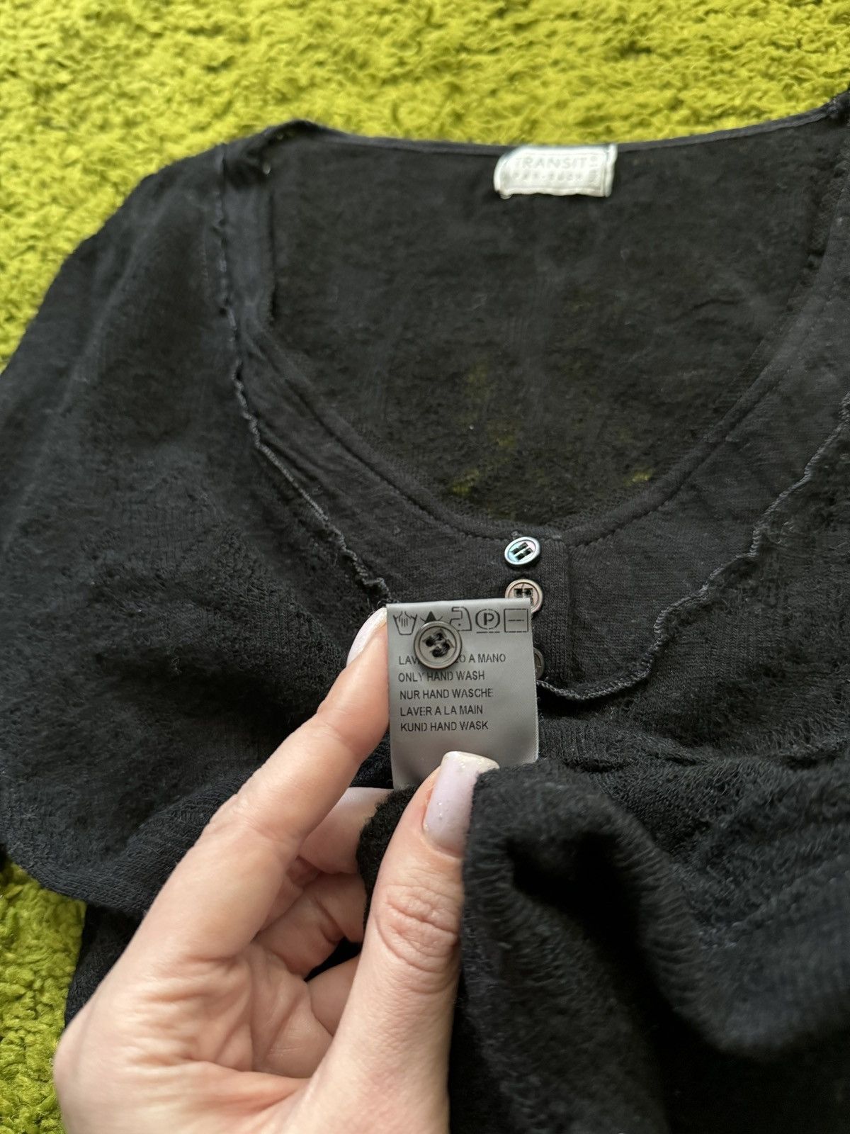 Transit × Transit Uomo Transit par-such avant garde mesh wool sweater Size S / US 4 / IT 40 - 6 Thumbnail