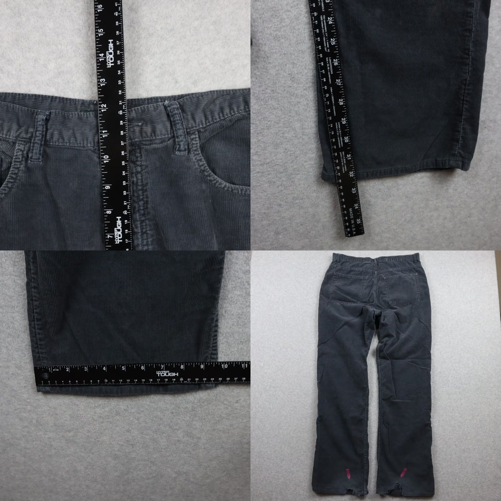 J.Crew J.CREW Jeans Mens 34x34 Bootcut Corduroy Casual 5-Pocket Cotton Gray Jeans Mens 34x34 Bootcut Corduroy Gray Size US 34 / EU 50 - 8 Thumbnail