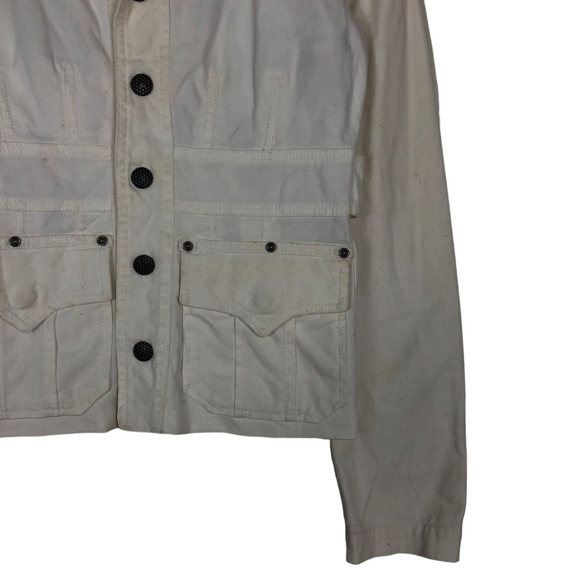 Diesel 🔥Vintage Cropped Biker Jacket Diesel Rare Lining Design Size US S / EU 44-46 / 1 - 5 Thumbnail
