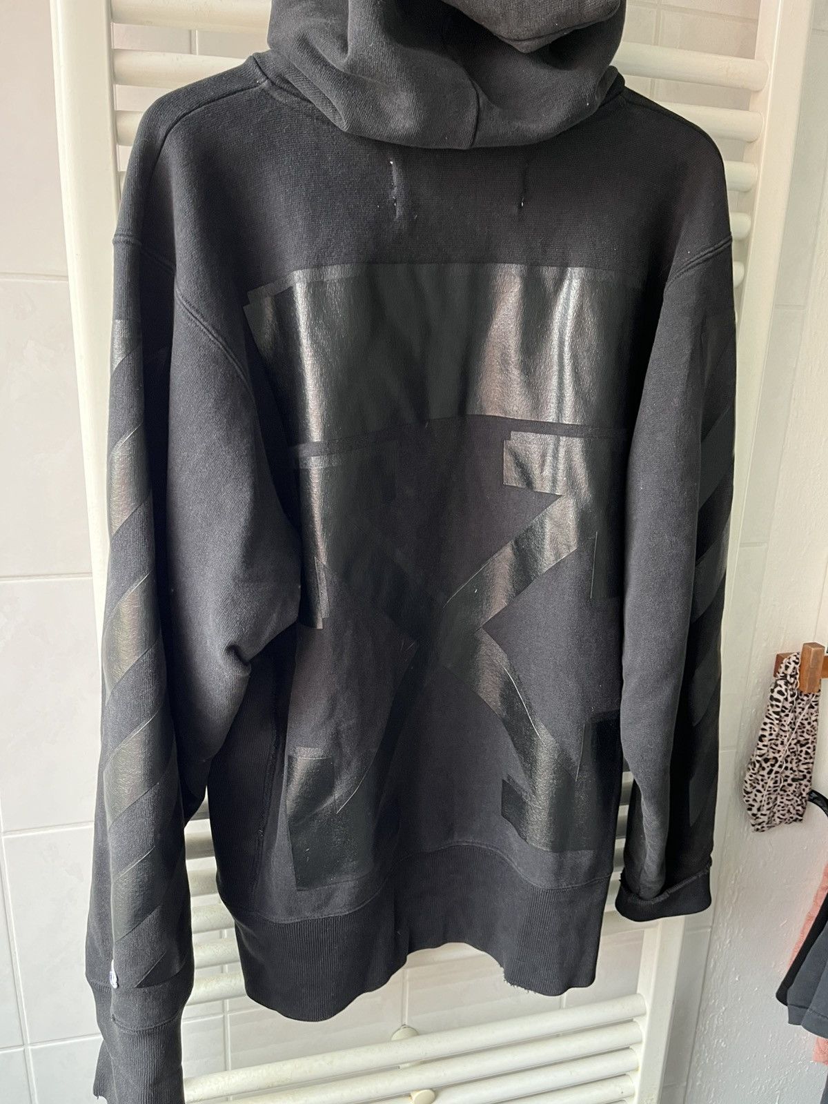 Champion × Off-White champion off white hoodie medium Size US M / EU 48-50 / 2 - 2 Thumbnail