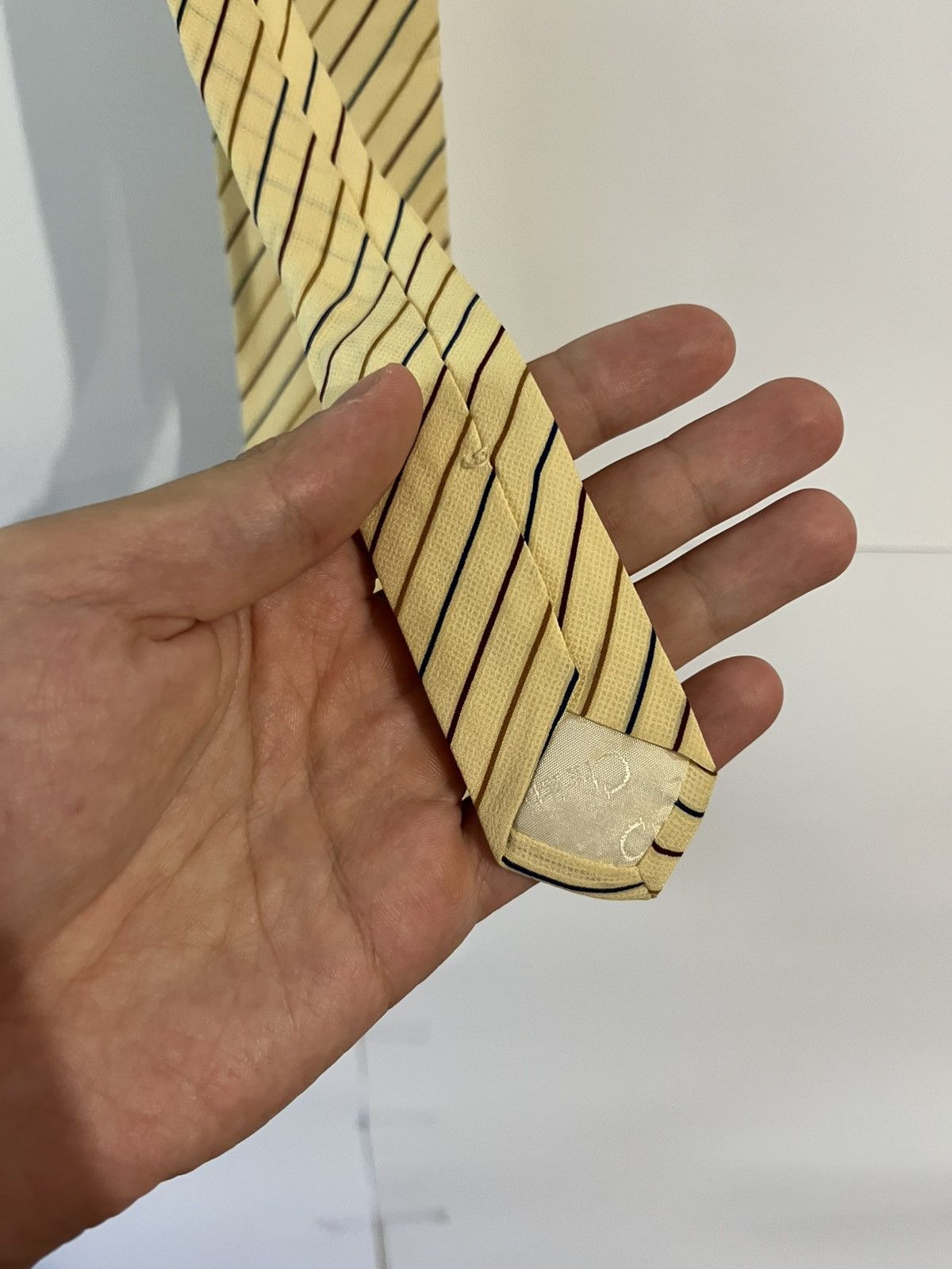 Christian Dior Monsieur Christian Dior Monsieur Vintage Luxury Striped Tie Size ONE SIZE - 3 Thumbnail