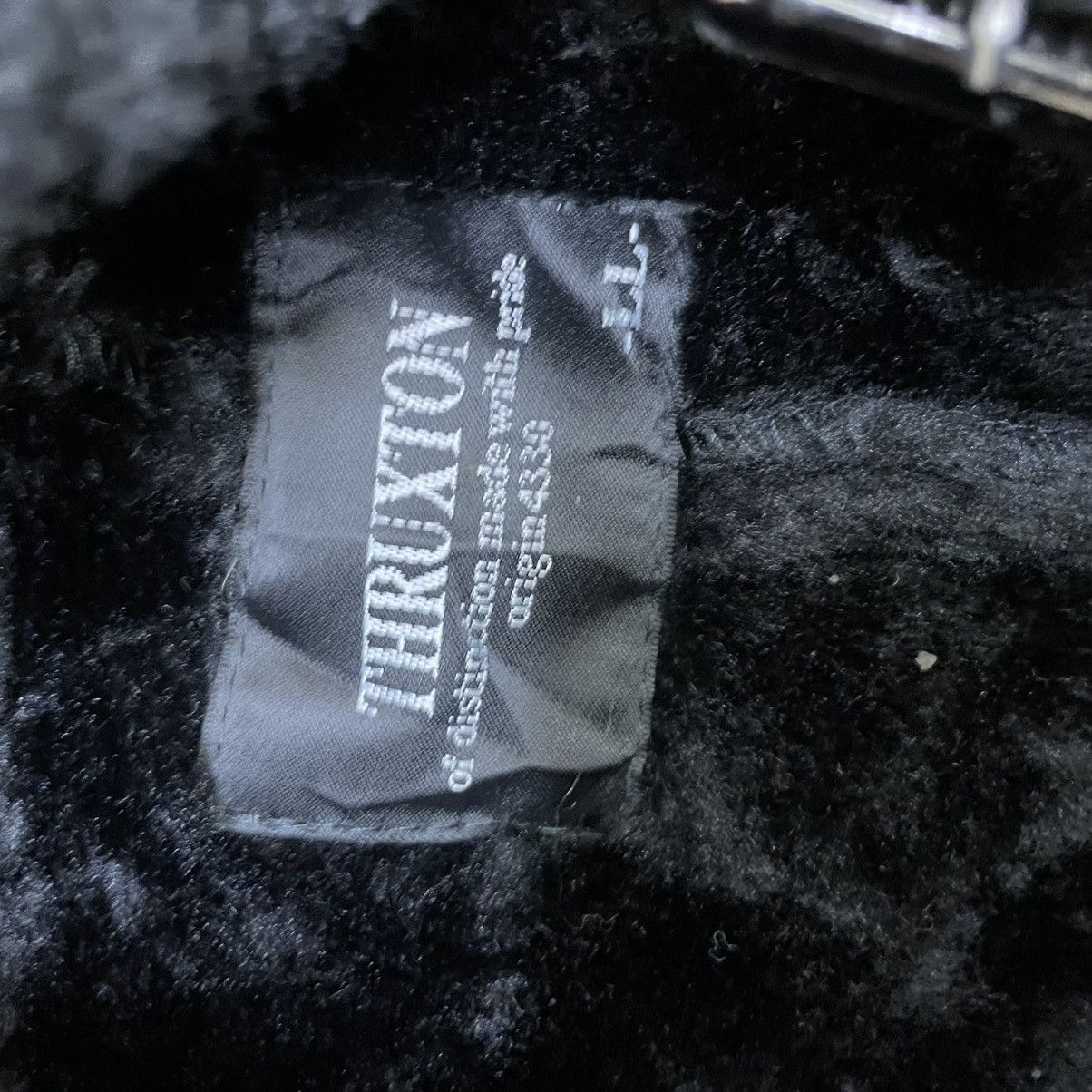 Le Grande Bleu (L.G.B.) 💥Vintage Thruxton Mole Skin Cross zip Faux fur Hooded Size US M / EU 48-50 / 2 - 4 Thumbnail