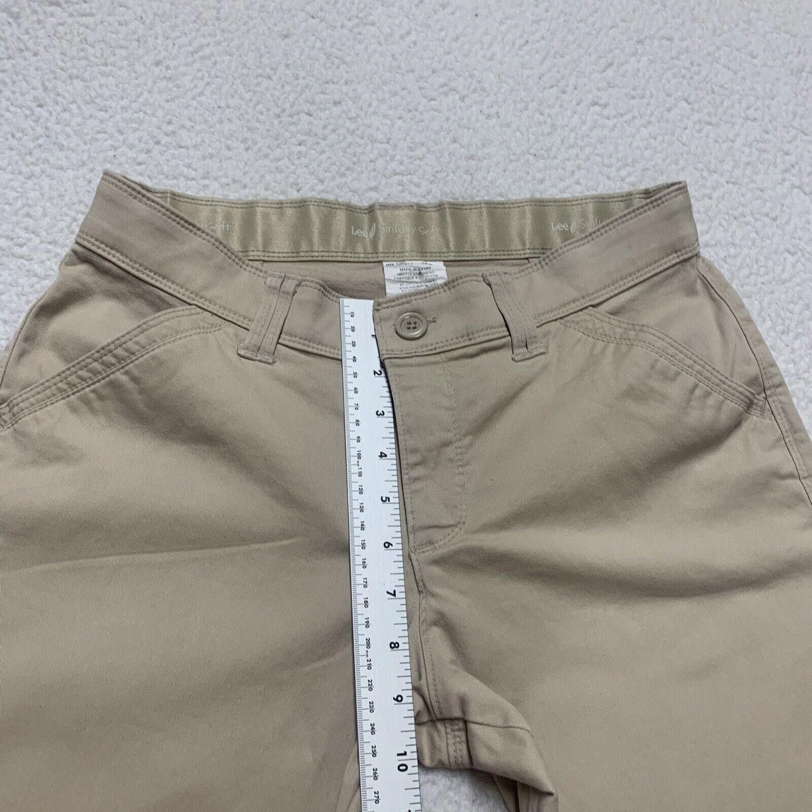 Lee Lee Sinfully Soft Women's Medium Beige Mid Rise Jeans Size 32" / US 10 / IT 46 - 8 Thumbnail