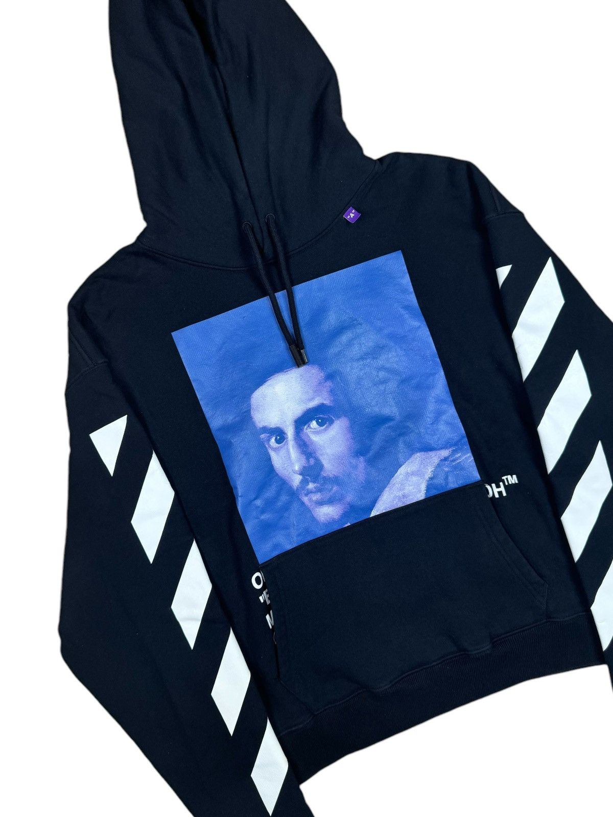 Off-White Off-White Bernini Diagonal Business Casual Pullover Hoodie Size US XS / EU 42 / 0 - 2 Thumbnail