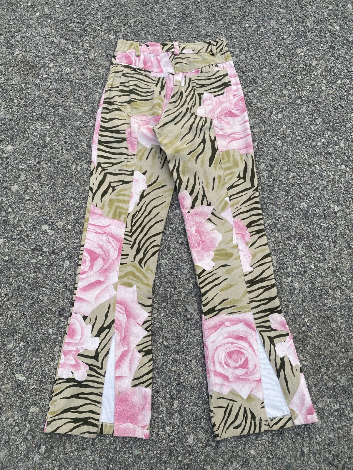 Vintage BHATTI PARIS Vintage Flared Stretchable Jeans JPG VERSACE Size 26" / US 2 / IT 38 - 3 Thumbnail