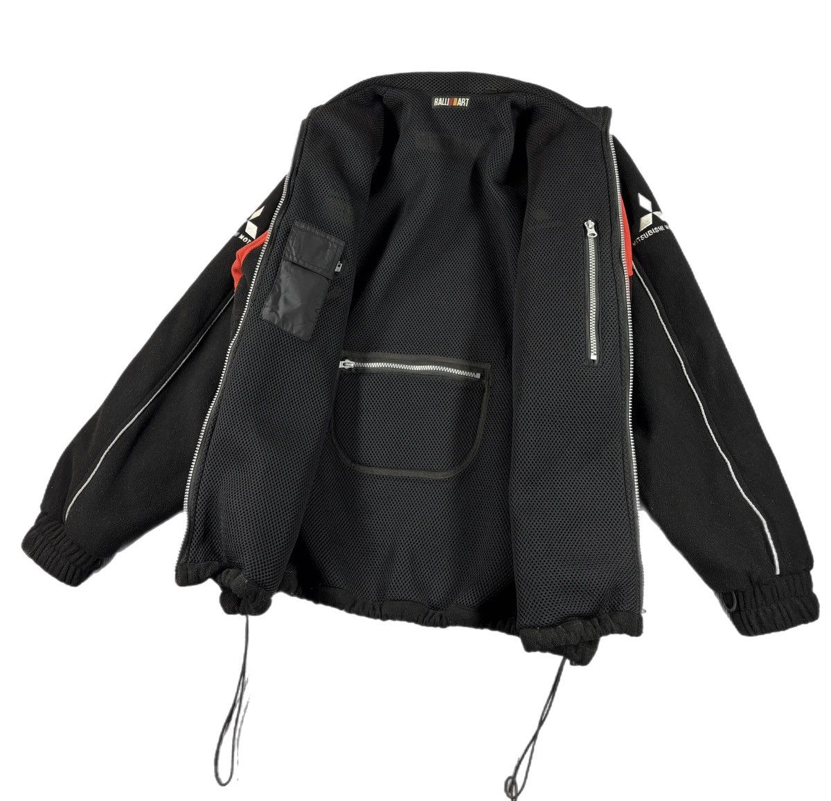 Japanese Brand Mitsubishi RALLIART fleece racing jacket vintage Size US M / EU 48-50 / 2 - 4 Thumbnail