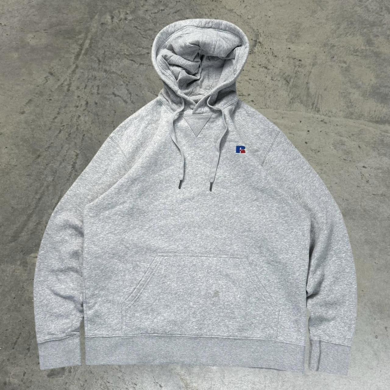 Russell Athletic × Vintage Vintage 90s Russell Athletic Grey Hoodie Size US L / EU 52-54 / 3 - 1 Thumbnail
