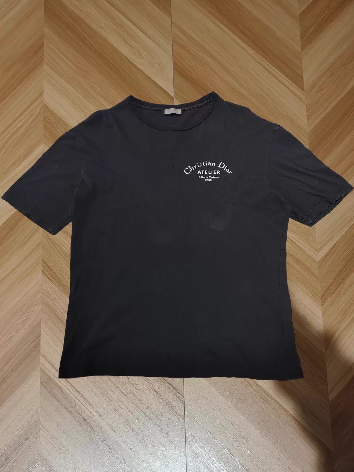 Dior Dior Logo 100% Cotton Crew Neck T-shirt M IT Size M / US 6-8 / IT 42-44 - 1 Thumbnail