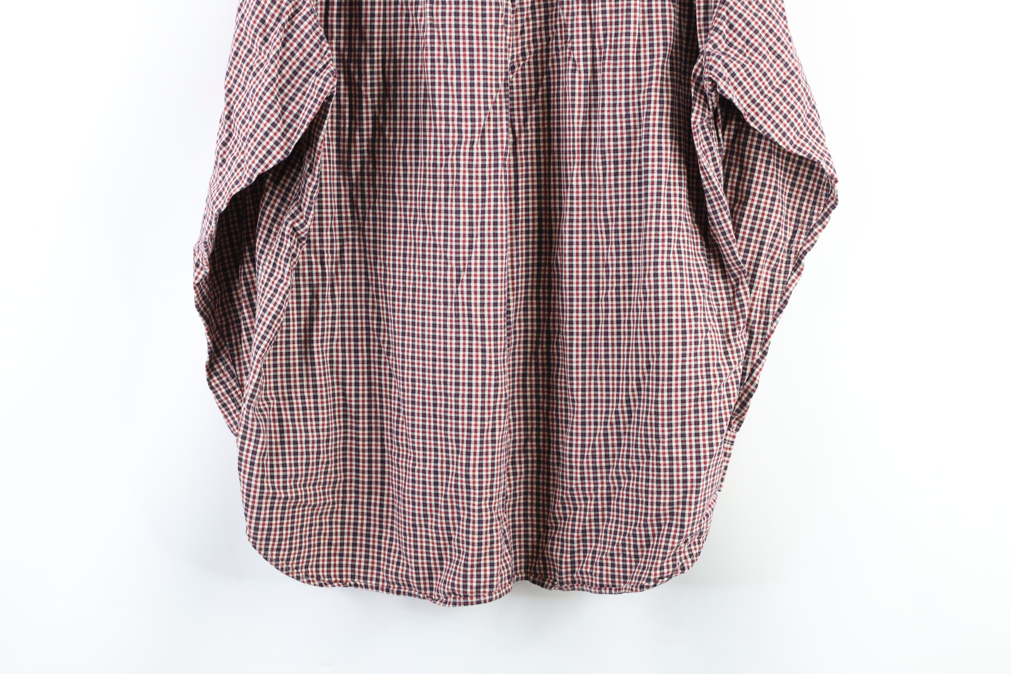 J.Crew × Vintage Vintage 90s J Crew Flannel Collared Button Down Shirt Plaid Size US XL / EU 56 / 4 - 9 Thumbnail