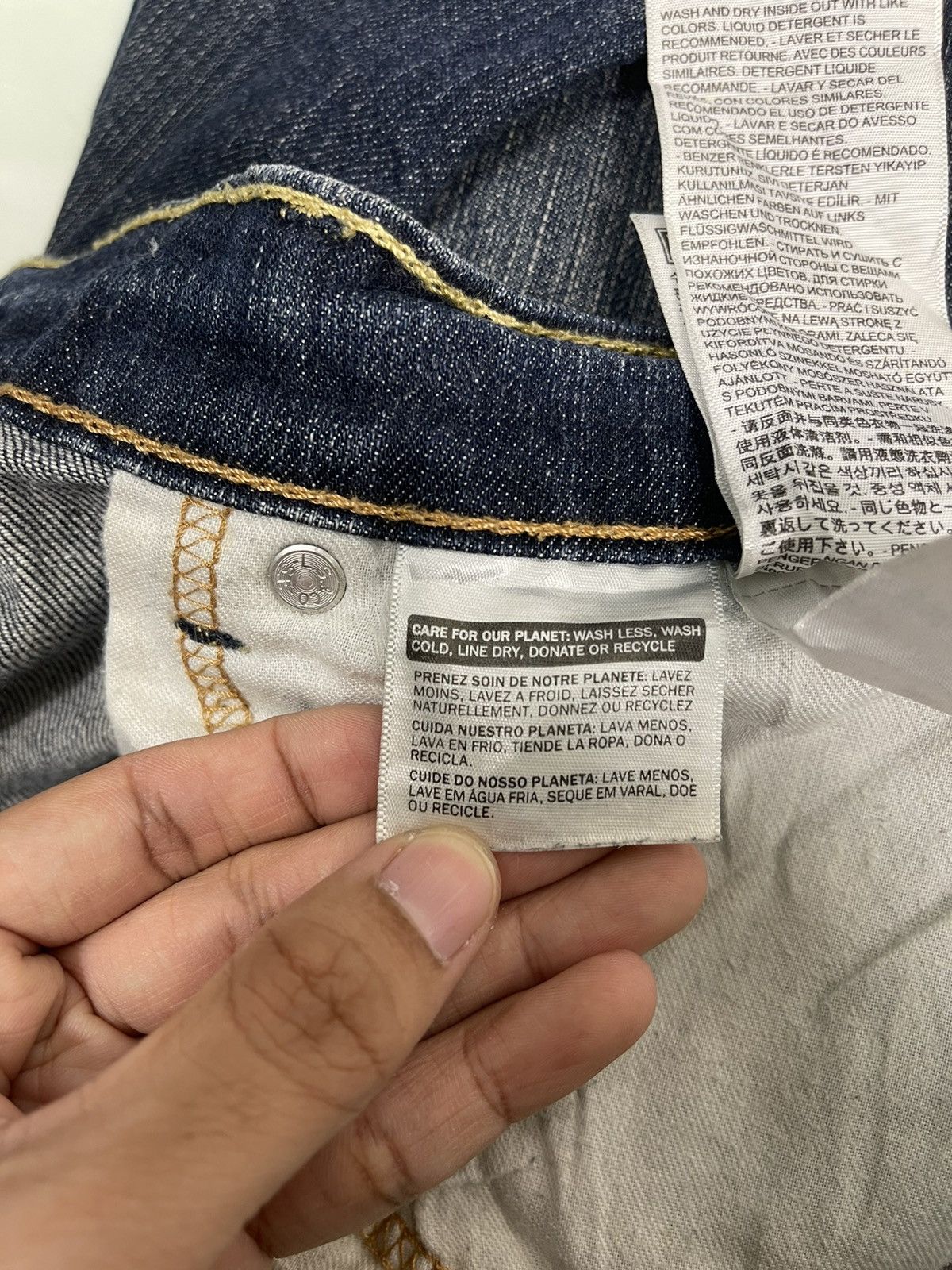 Levi's Levis 505 Denim Jeans Zipper Fly Size US 36 / EU 52 - 20 Thumbnail