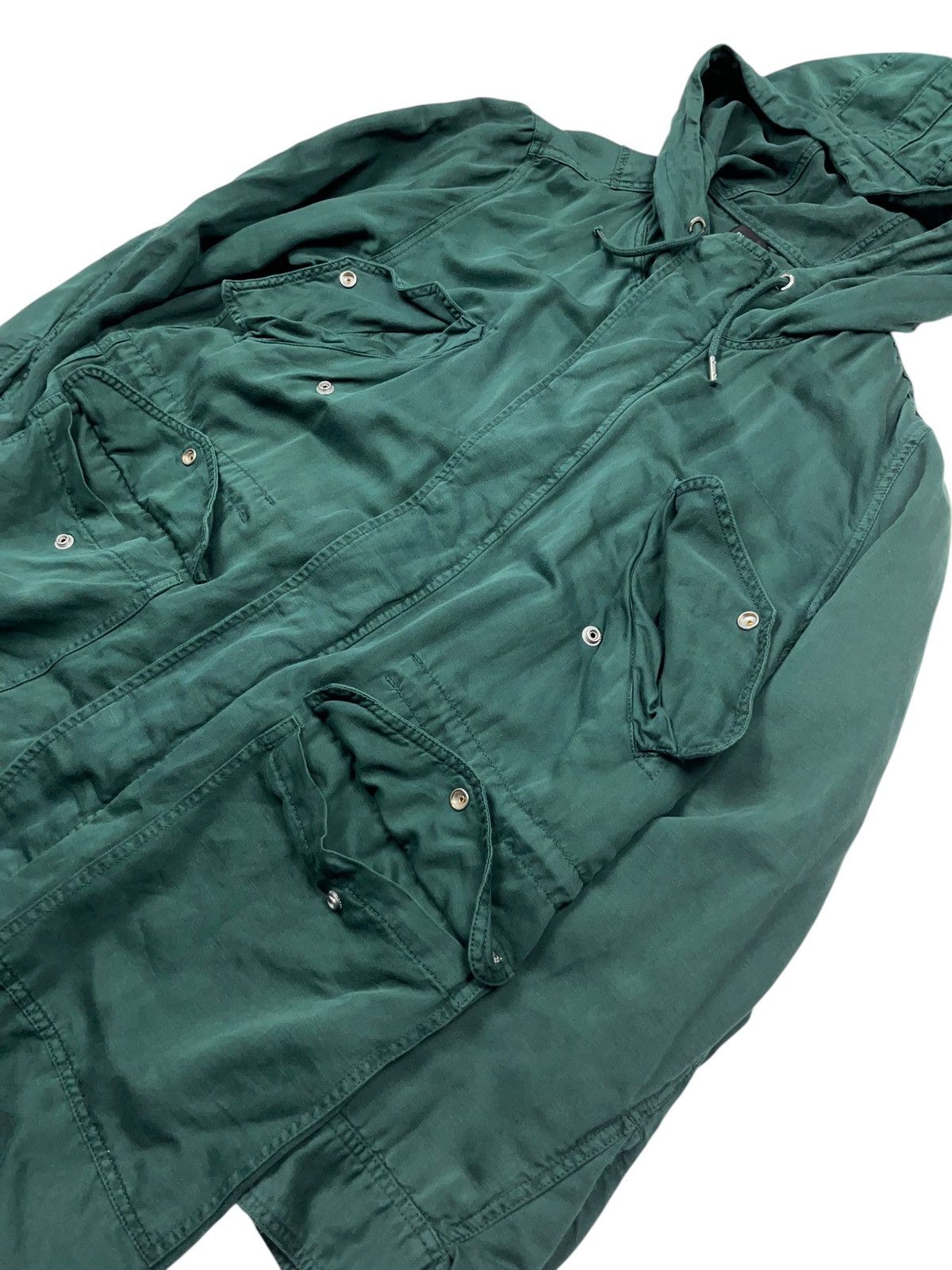 Diesel × Japanese Brand × Vintage Vintage Diesel Fishtail Parka Linen Jacket y2k Size US L / EU 52-54 / 3 - 7 Thumbnail