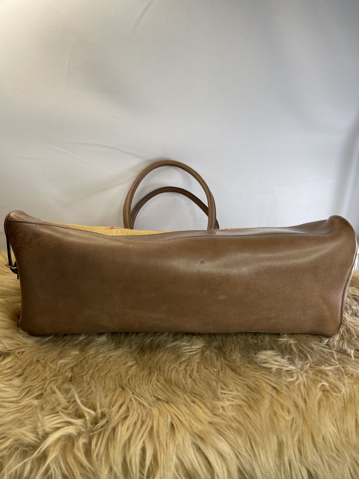 Dsquared2 DSQUARED Hessian Burlap Cloth Fabric ❌ LEATHER Size 46 - 16 Thumbnail