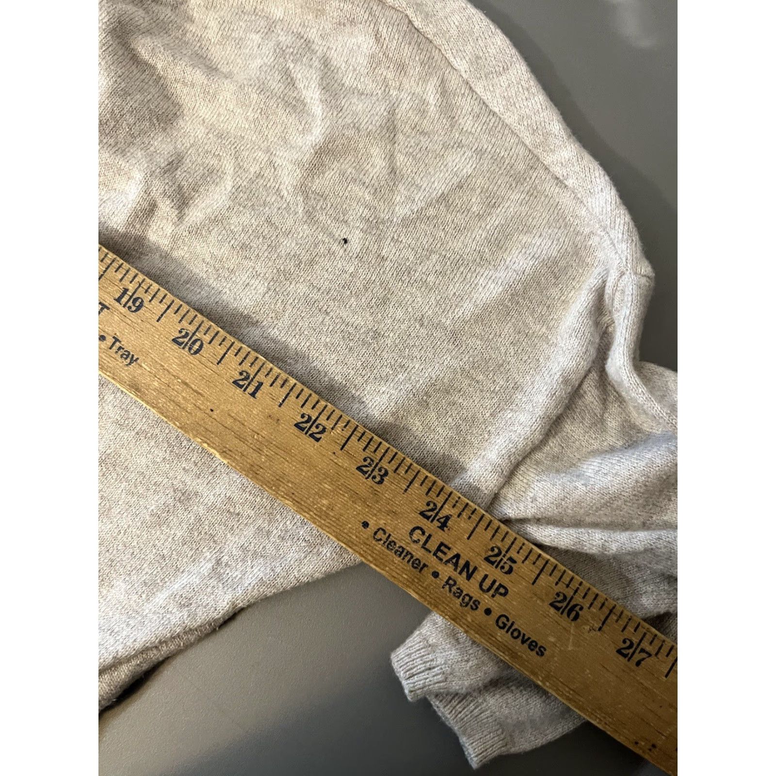 Express Express Womens Round Neck 3/4 Sleeve Gray Solid XS Dolman Sleeve Knit Polyester Rayon Sweater Womens Size XS / US 0-2 / IT 36-38 - 5 Thumbnail