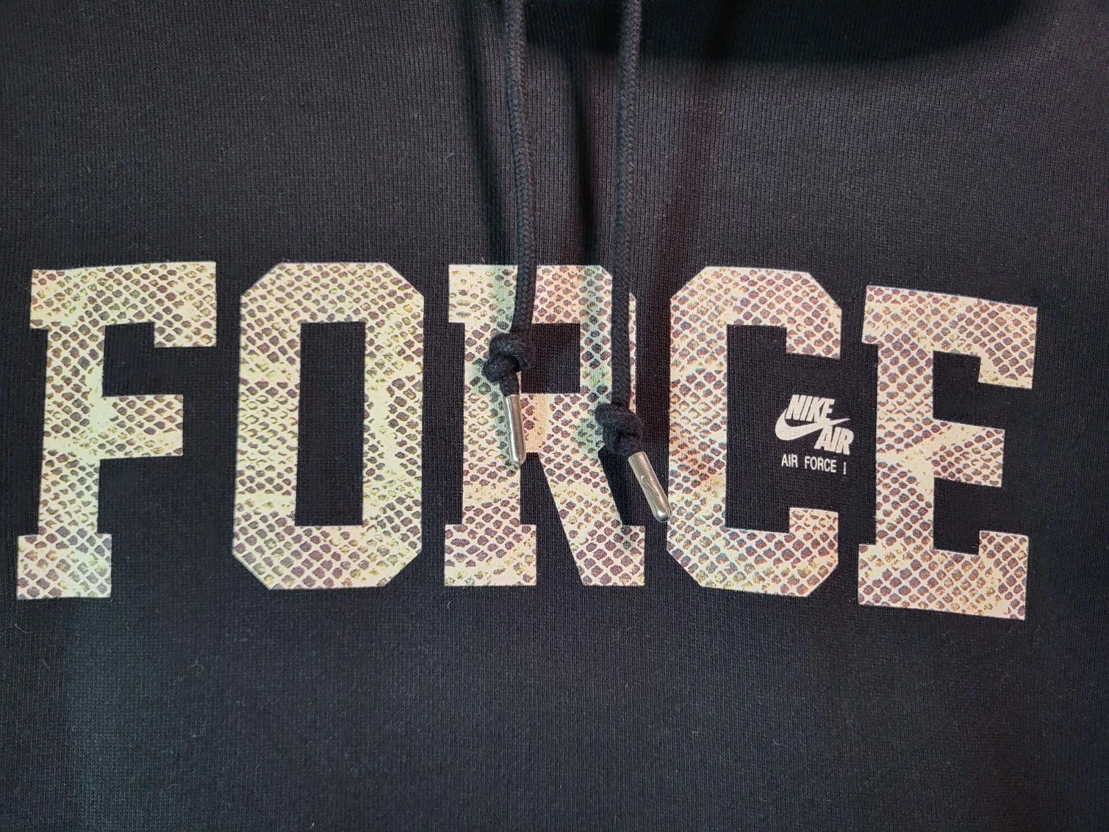 Nike × atmos Nike Atmos Cocoa Black Snake "FORCE" Hoodie Air Force 1 Size US M / EU 48-50 / 2 - 3 Thumbnail