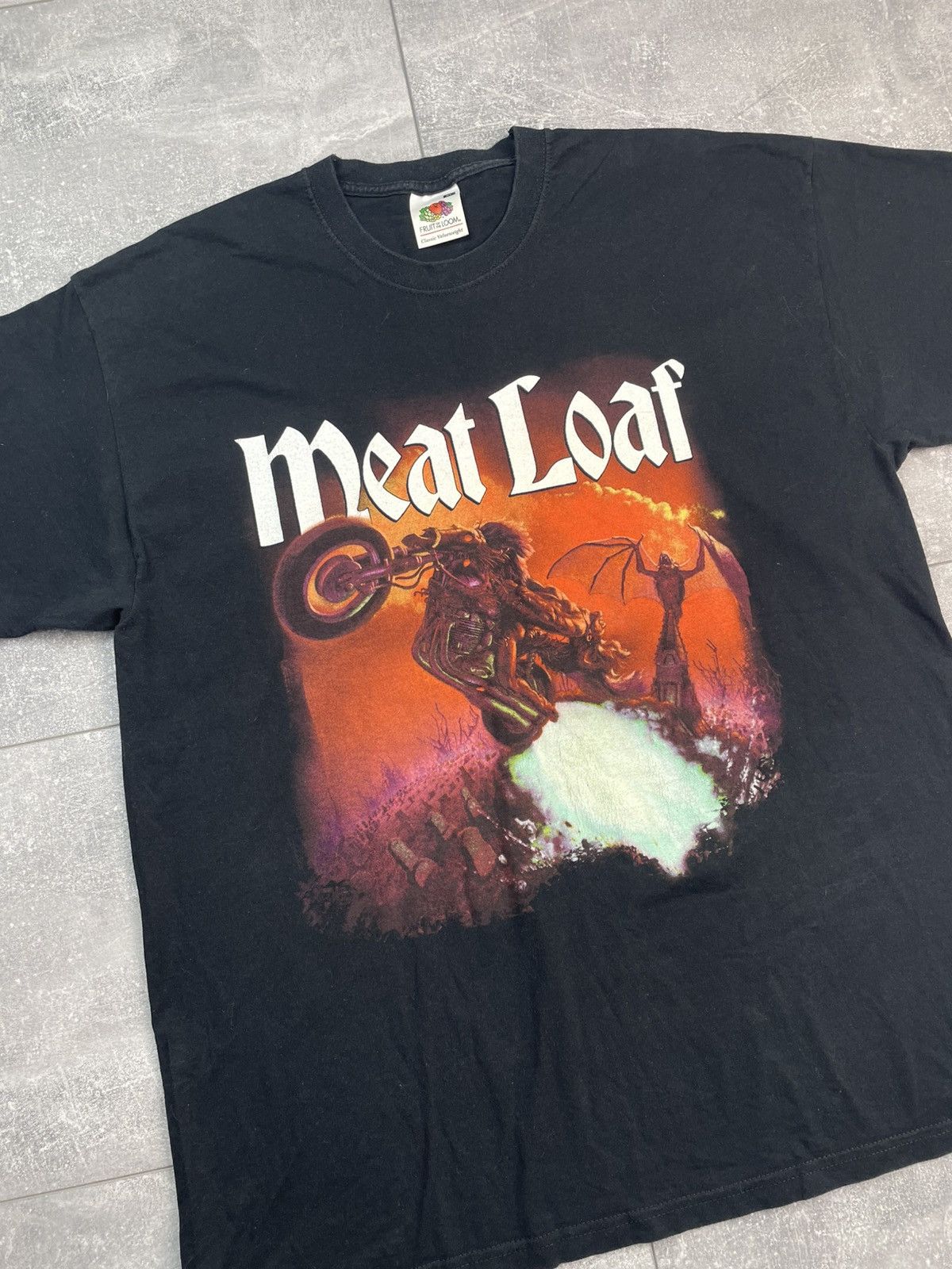 Band Tees × Vintage Meat Loaf Vintage 2003 Tour T-shirt Size US XL / EU 56 / 4 - 3 Thumbnail