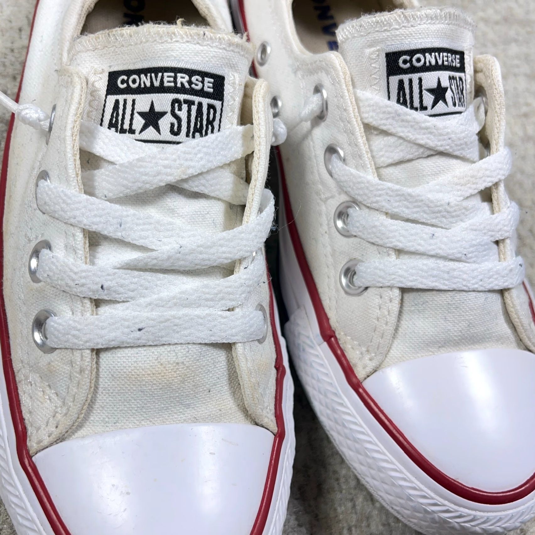 Converse Converse Chuck Taylor All Star Shoreline Slip On Women 7 White Sneaker Casual Canvas Stars Logo Comfort Low Top Size US 7 / IT 37 - 6 Thumbnail