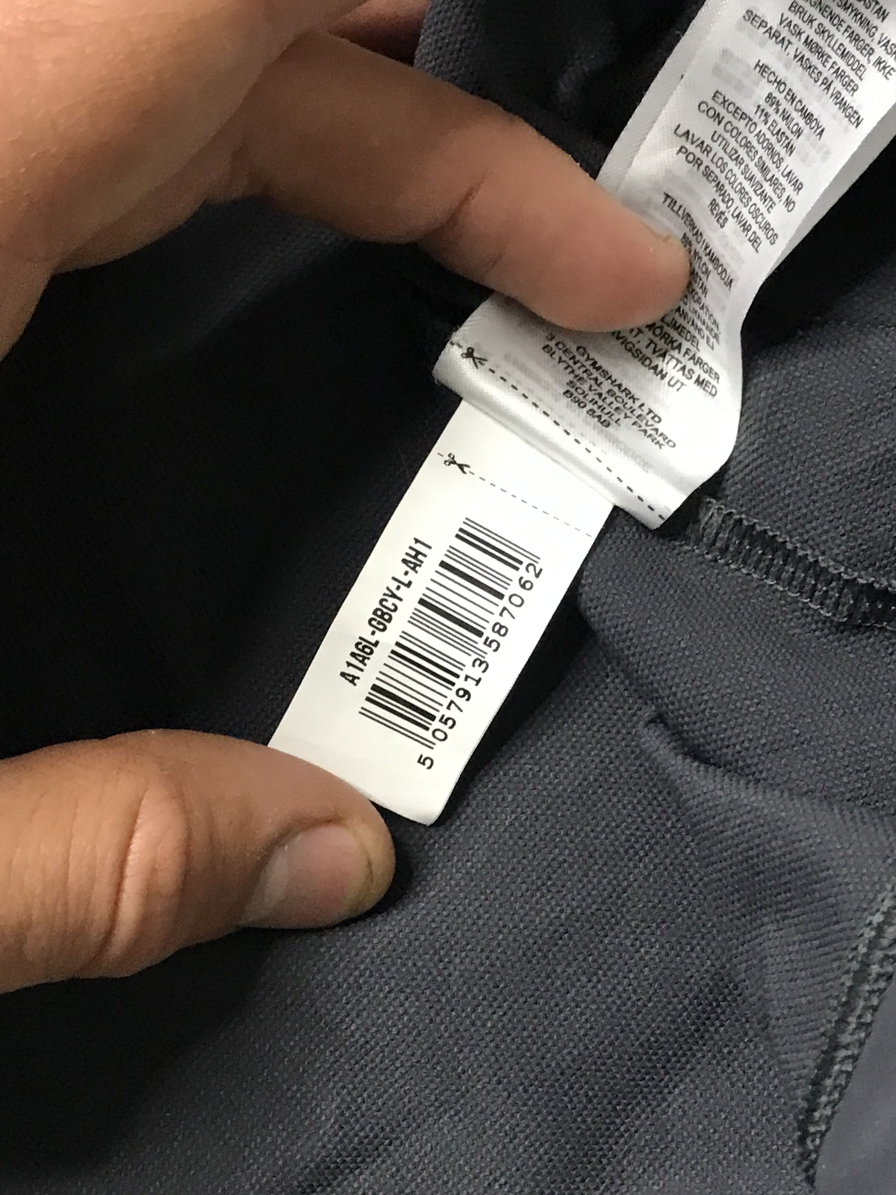 Gymshark Gymshark retake crew nylon sweatshirt mens Size US L / EU 52-54 / 3 - 7 Thumbnail