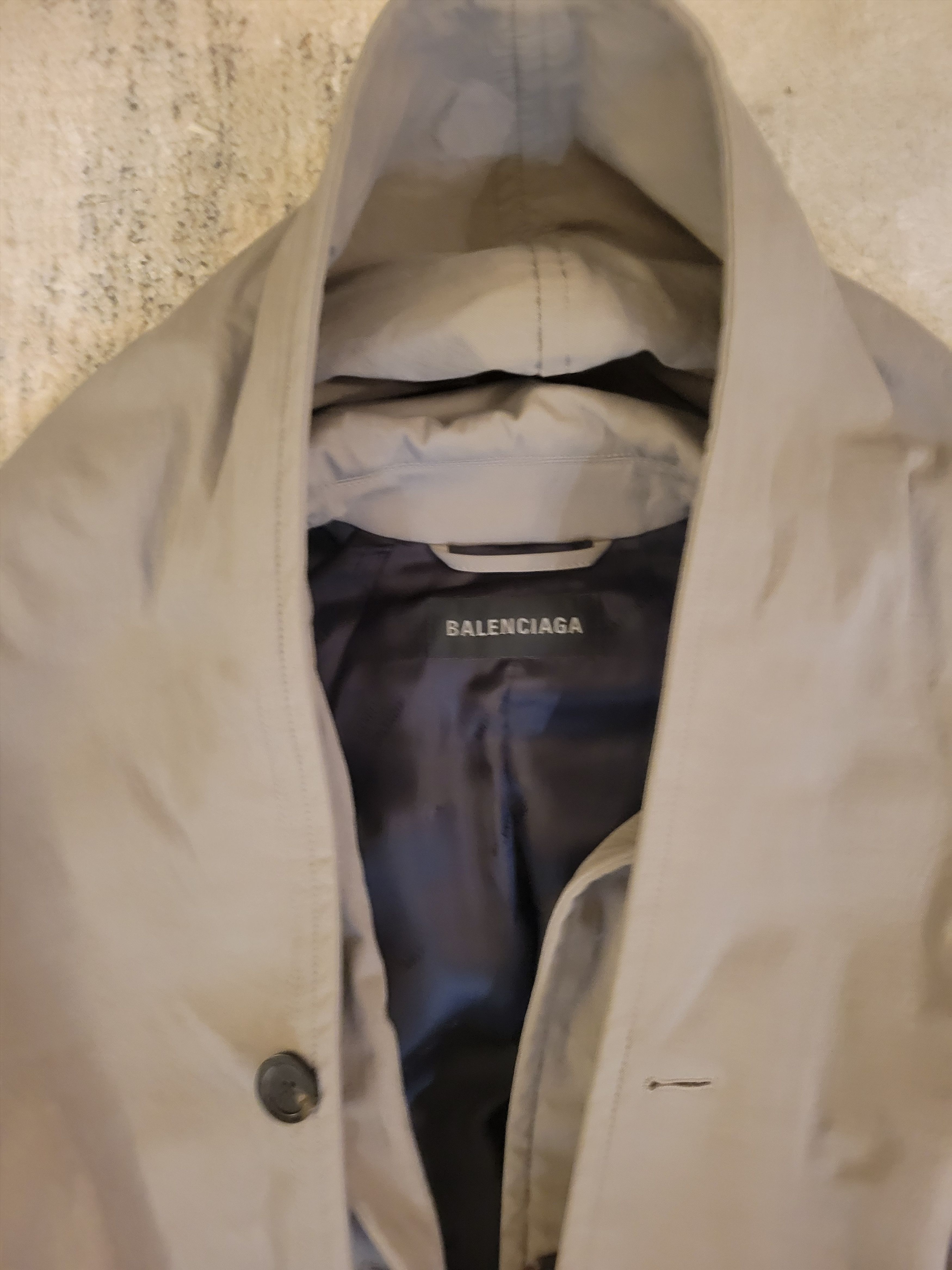 Balenciaga Flipped hooded trench Size XS / US 0-2 / IT 36-38 - 13 Thumbnail