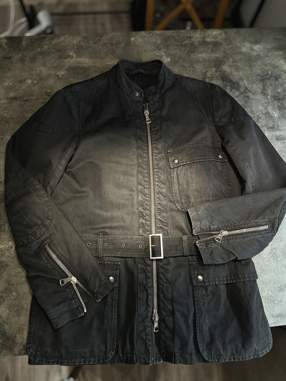 Maison Margiela Martin Margiela 2005 AW Military Rider Biker Jacket Coat Size US M / EU 48-50 / 2 - 2 Thumbnail