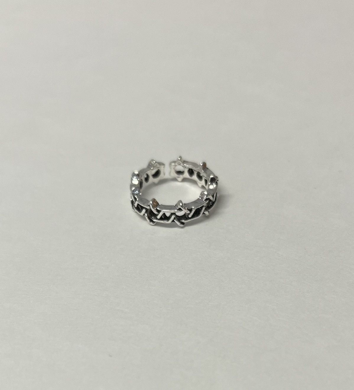 Vintage Vintage steel Star of David ring Size ONE SIZE - 1 Thumbnail
