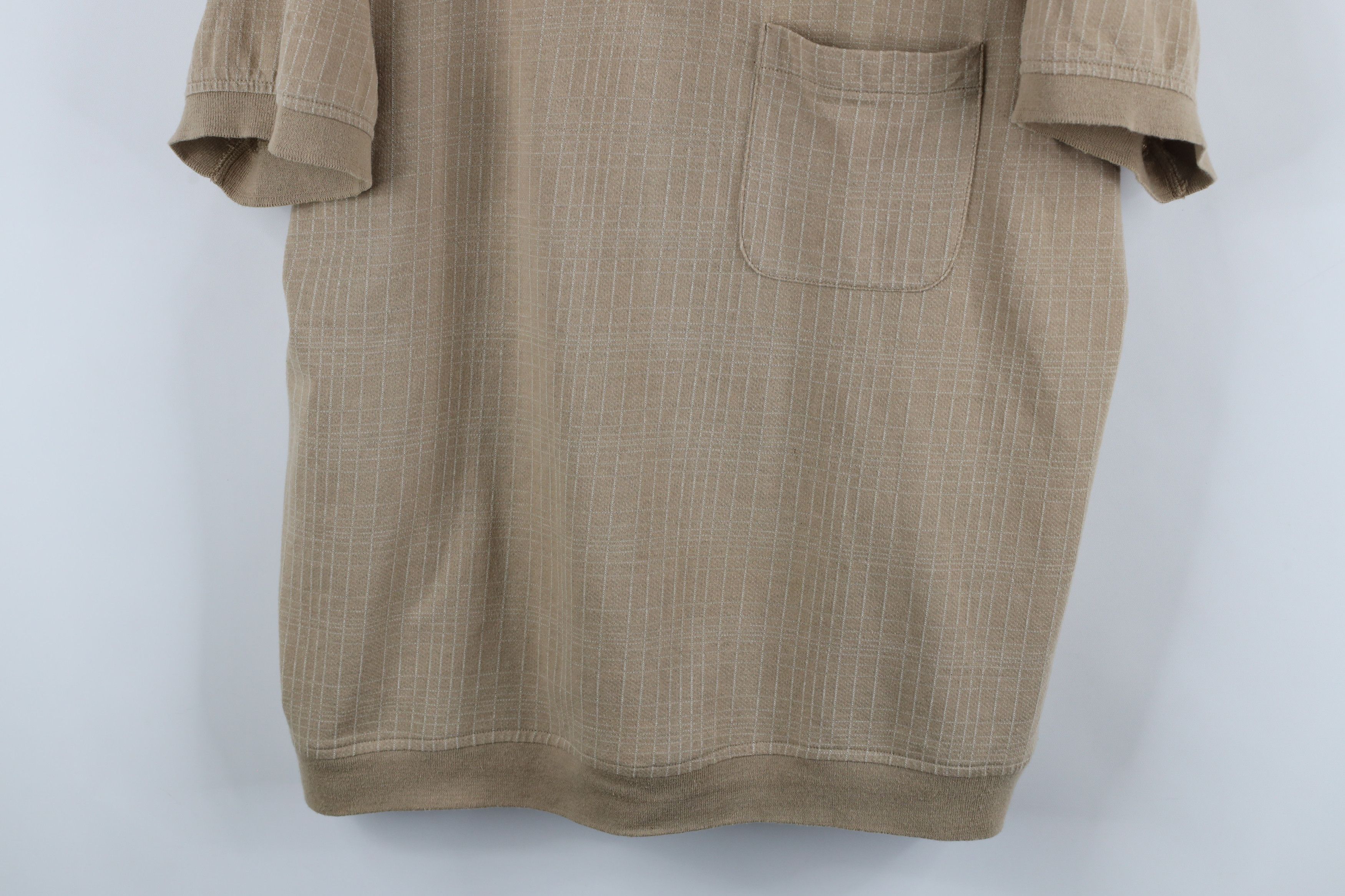 Vintage Vintage 90s Streetwear Checkered Knit Collared Pullover Polo Size US M / EU 48-50 / 2 - 3 Thumbnail