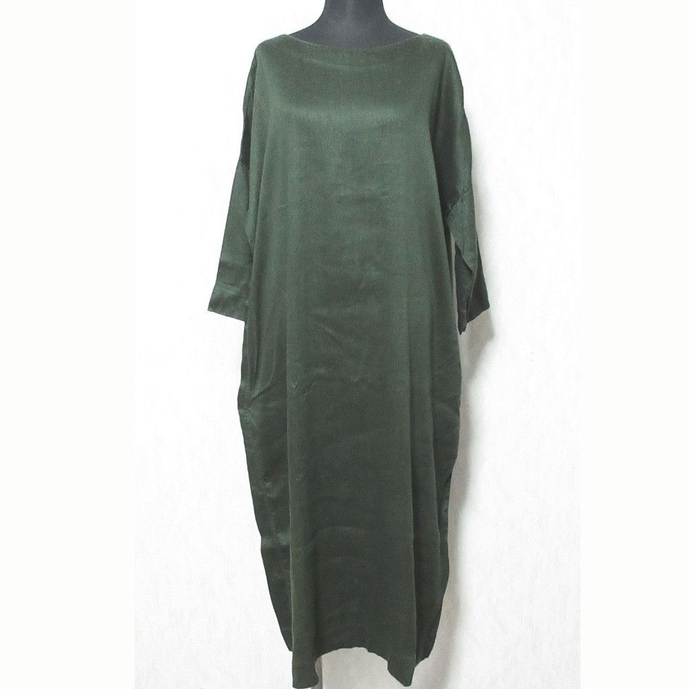 Other 45 45R Linen Blend Dress Textile Dresses 7055065 DUTY FREE for USA Size ONE SIZE - 1 Thumbnail