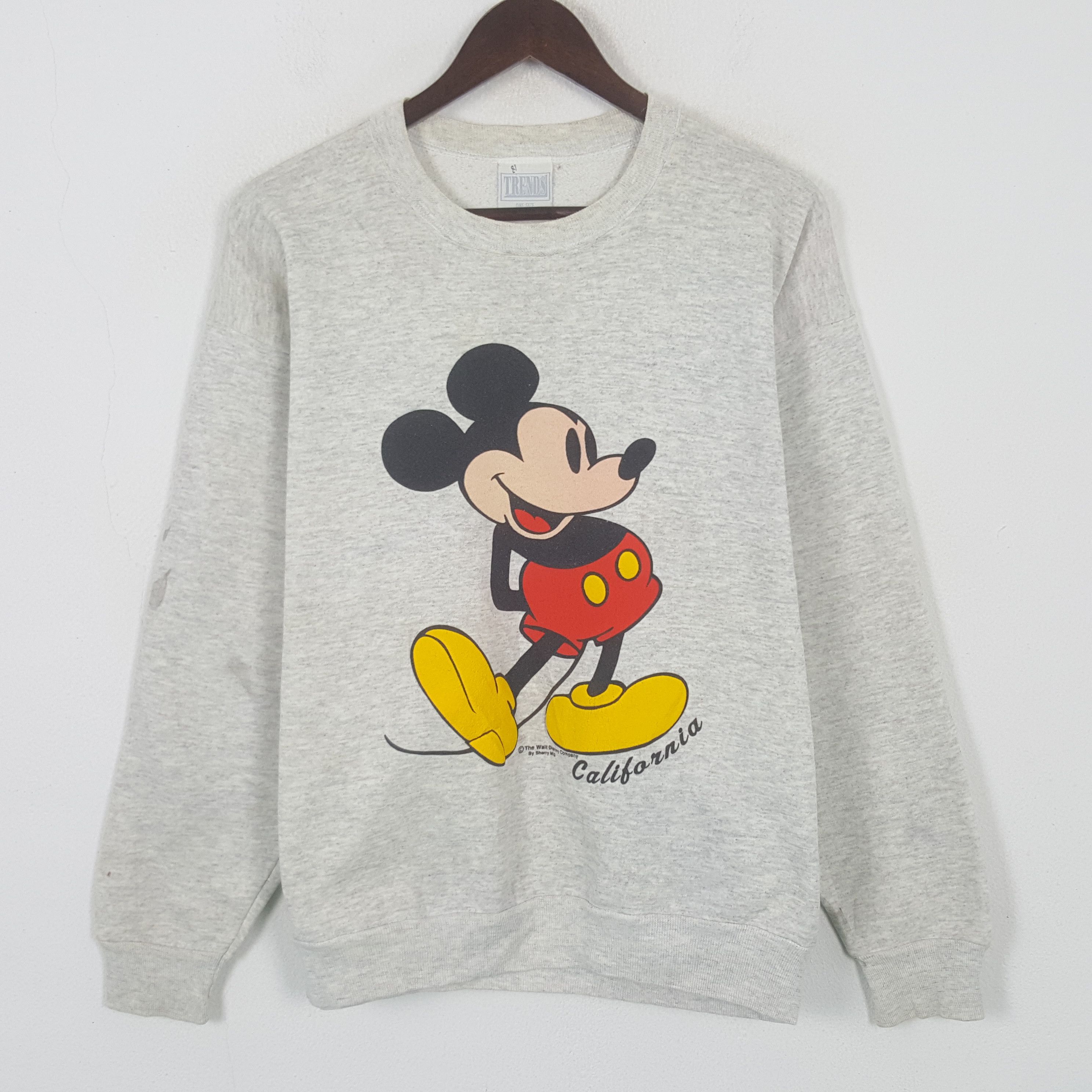 Cartoon Network Vintage Mickey Mouse California Sweatshirt RR6 Size US L / EU 52-54 / 3 - 1 Thumbnail