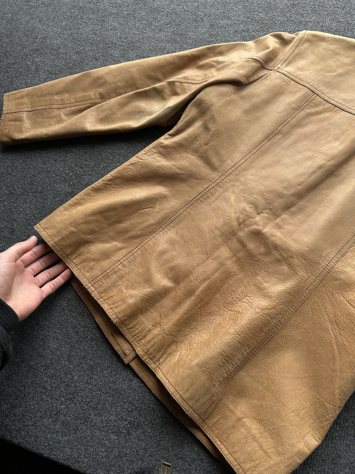 Other 🚨VNTG LEATHER JACKET AVANT GARDE WESTERN BROWN MOTO Size US M / EU 48-50 / 2 - 14 Thumbnail