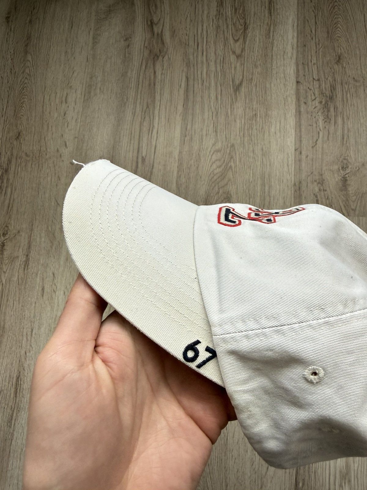 Polo Ralph Lauren Polo Jeans RL Logo Distressed Cap Vintage Ralph Lauren Hat Size ONE SIZE - 20 Thumbnail