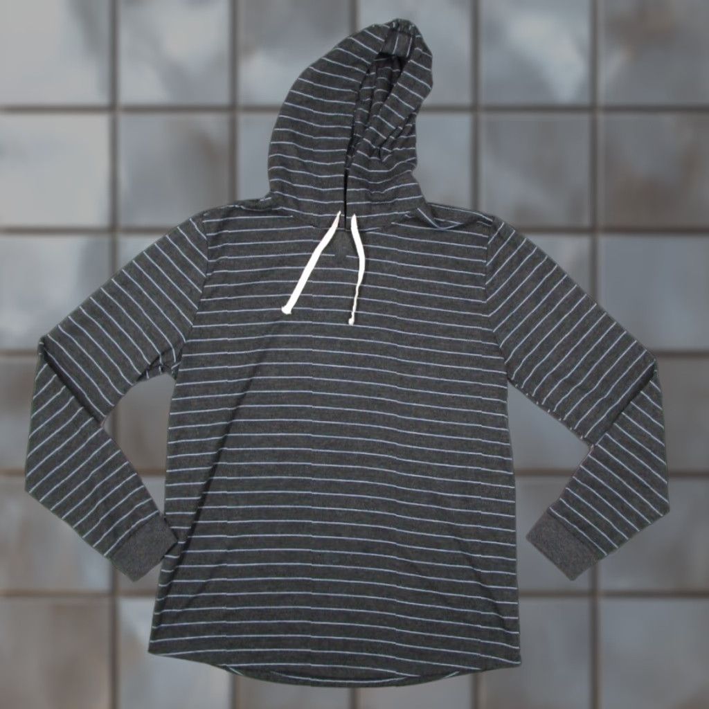 Marine Layer Marine Layer Hoodie Mens Medium Gray Double Knit Long Sleeve Pullover Beach Work Shirt Size US M / EU 48-50 / 2 - 1 Thumbnail