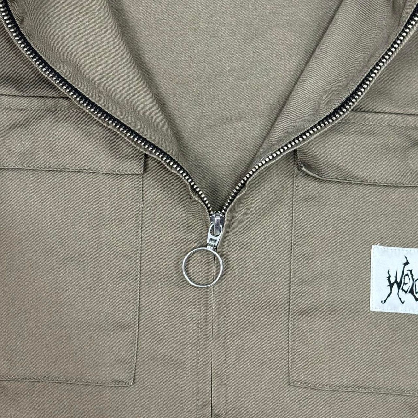 Welcome Skateboards WELCOME SKATEBOARDS NEPHILIM ZIP UP TWILL WORK SHIRT: Size US L / EU 52-54 / 3 - 7 Thumbnail