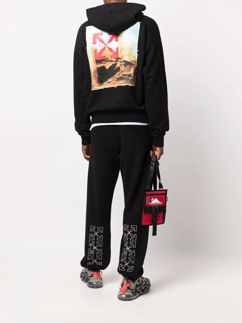 Off-White Black Arrow on Canvas Oversized Skate Hoodie Size US S / EU 44-46 / 1 - 3 Thumbnail